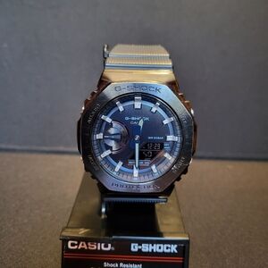G-SHOCK WATCH ⌚️ GM-2100N STEEL BEZEL, G STEEL SERIES